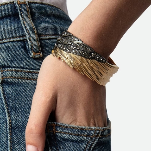 Zadig & Voltaire Rock Feather Spread Your Wings Bracelet - Picture 6 of 9